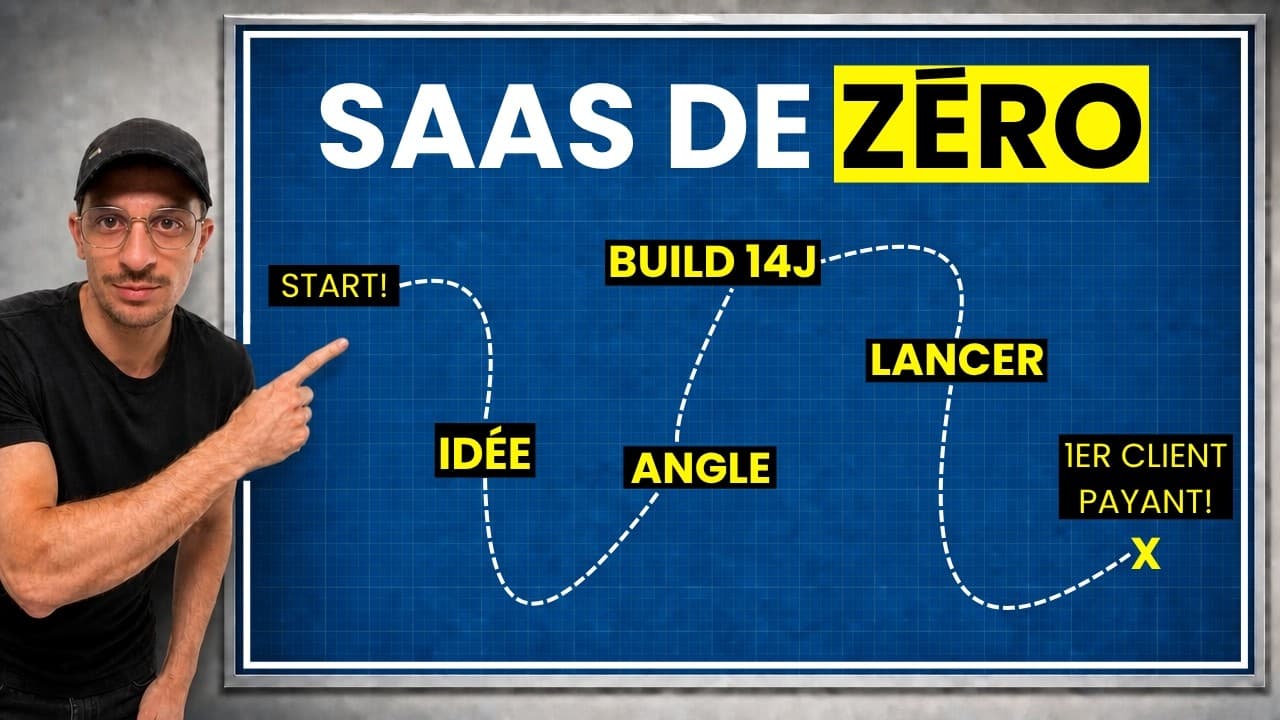 Miniature de la vidéo « Voici EXACTEMENT comment je ferais si je devais lancer un SaaS de Zéro »
